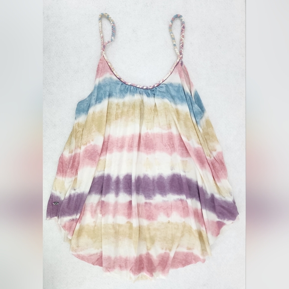 American Eagle Outfitters Soft & Sexy Braided Tie Dye Tank Top Women's Size XS - Picture 6 of 7